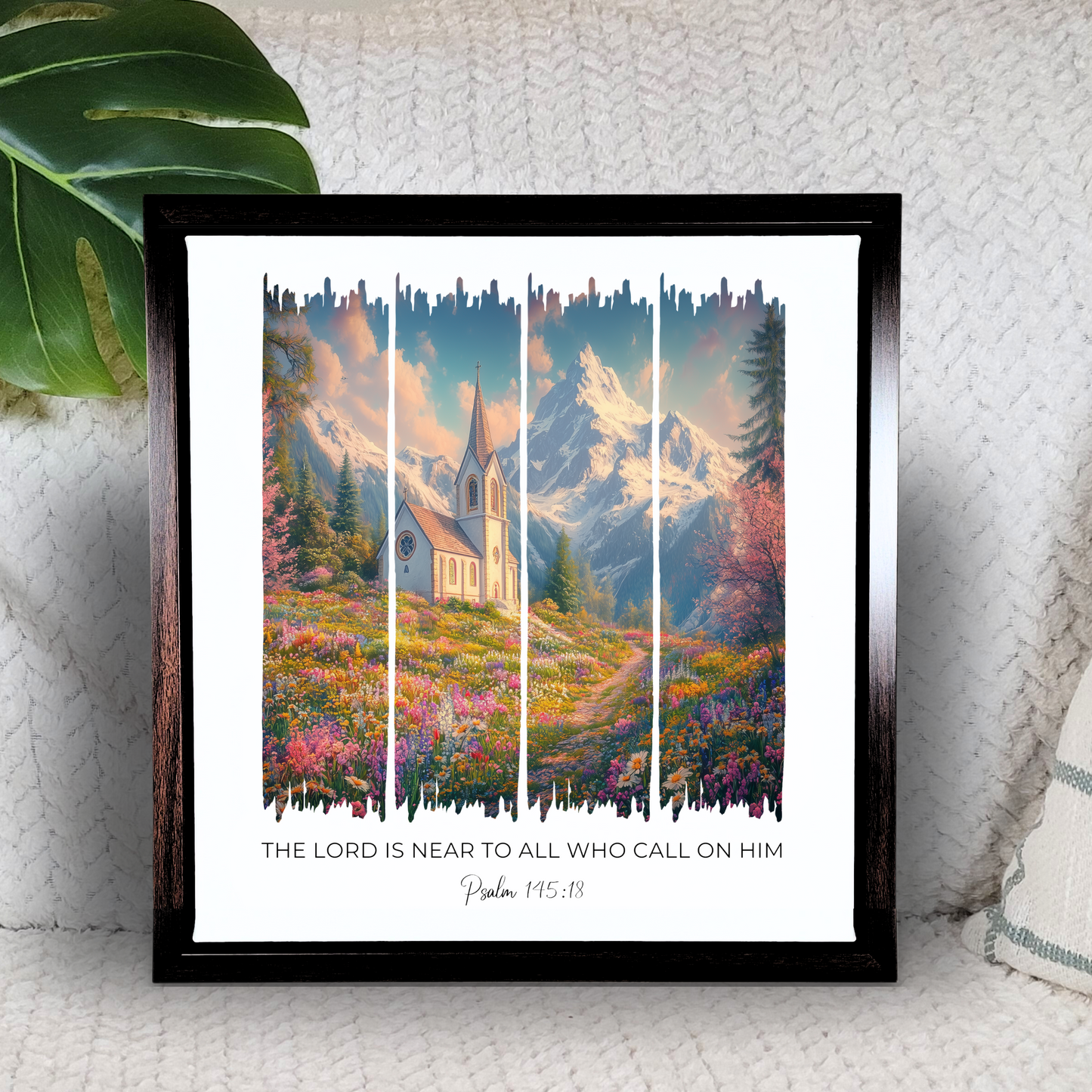 The Lord is Near – Country Church Bible Verse Canvas