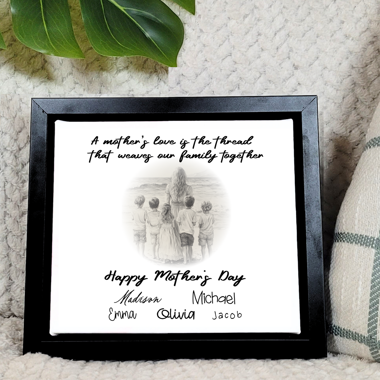 X-Large Handwritten Note Canvas Sign