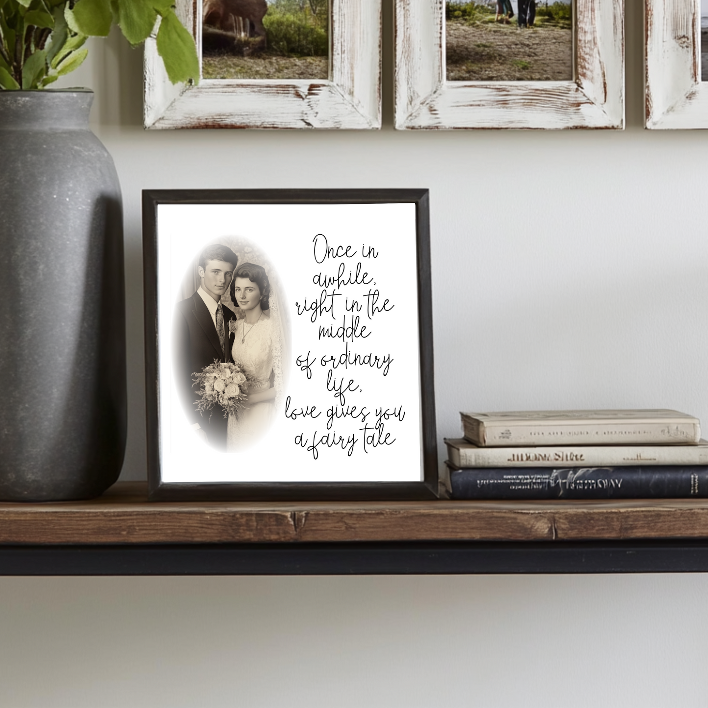 Medium Handwritten Note Canvas Sign